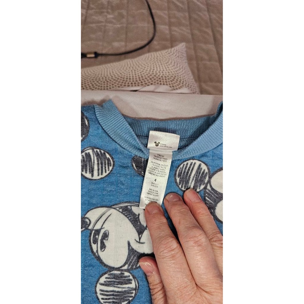Boys Disney‎ Mickey Mouse sweat outfit Set 4T Blue White - Picture 3 of 6